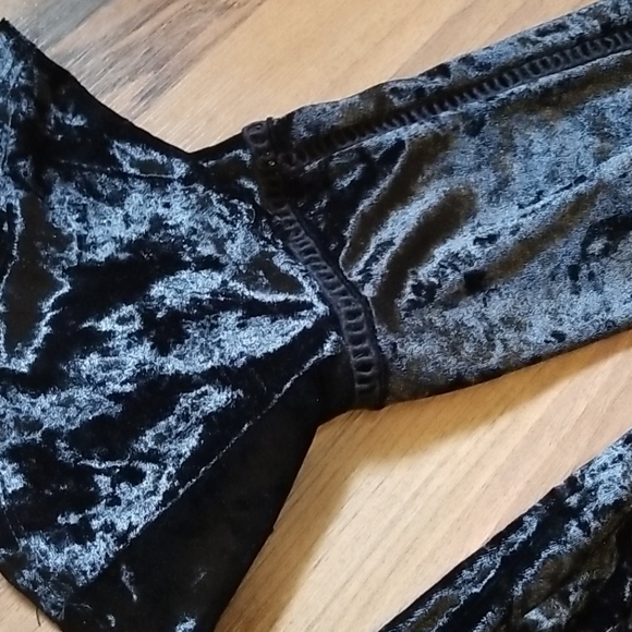 Disney Coco Black Crushed Velvet Embroidered Dress - Picture 8 of 13